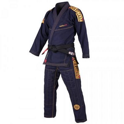 Tatami Estilo 6.0 BJJ Kimono Navy Blu-Oro